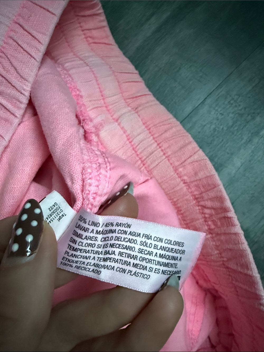 Universal Thread Pink Linen-Blend Drawstring shorts - Picture 4 of 5